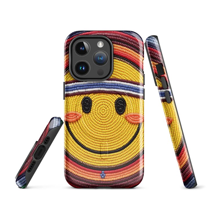 Native Smiley Face Faux-Beaded iPhone® Case product image (3)