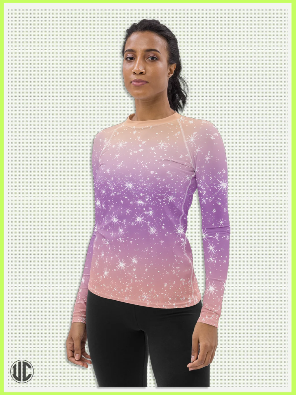 Cosmic Dusk - Women's Rash Guard product image (6)