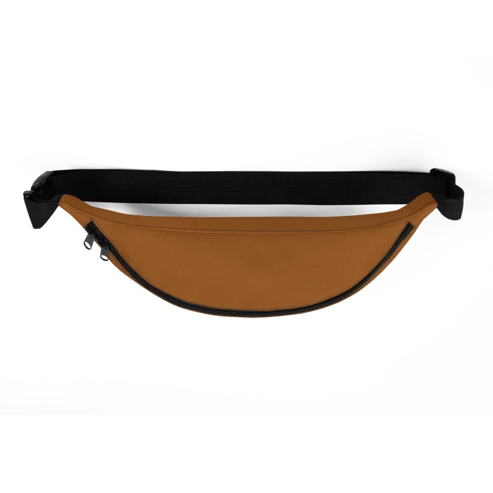 Bold Brown All-Over Print Fanny Pack product image (6)