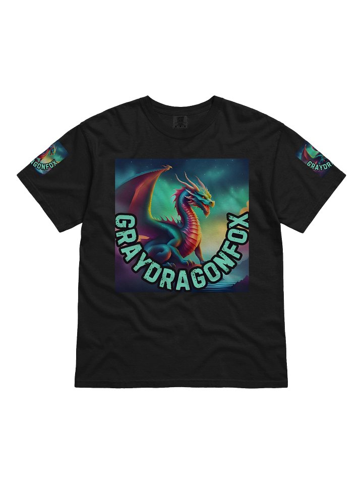 Graydragonfox "Squeeks Original" Decked Out Quad Logo Tee product image (1)