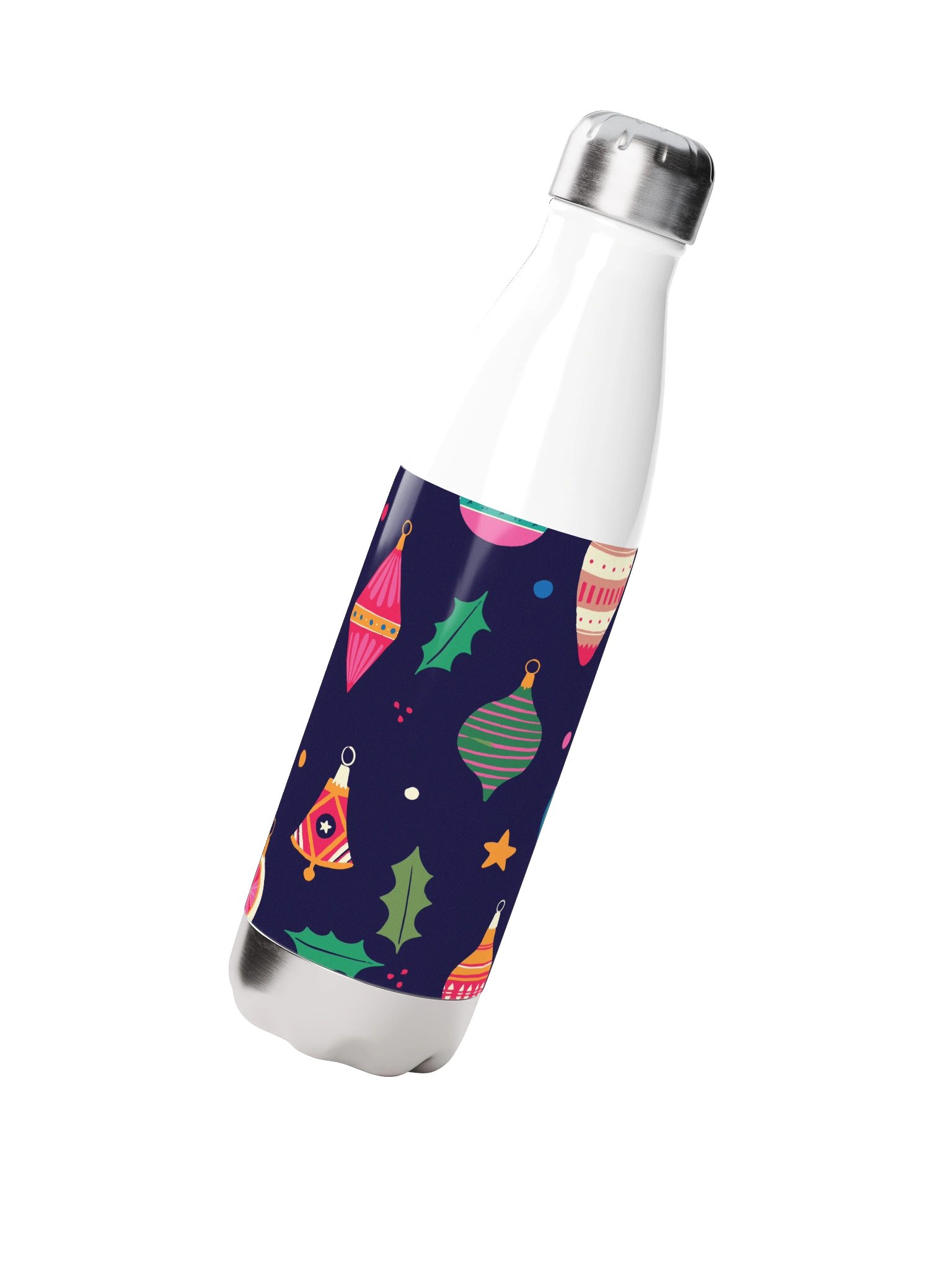 Festive Stainless Steel Water Bottle product image (2)