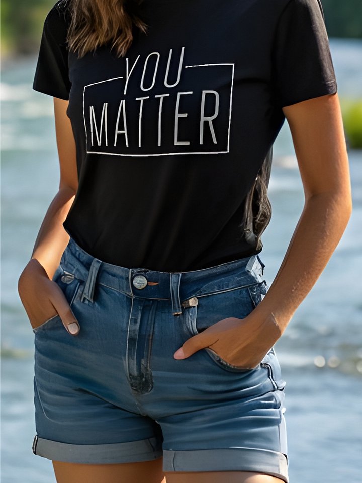 You Matter - Women's Black T-Shirt product image (1)