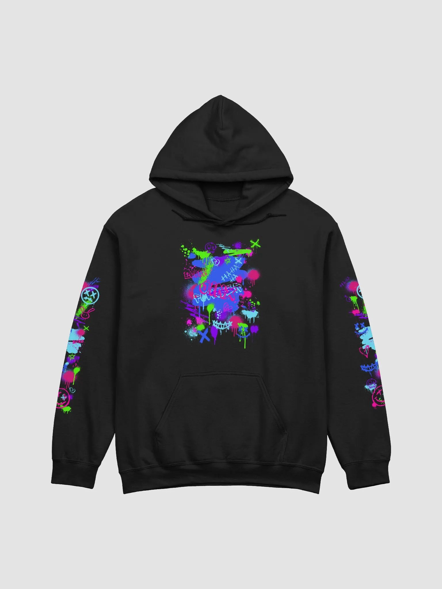Graffitti Pull Over Hoodie product image (2)