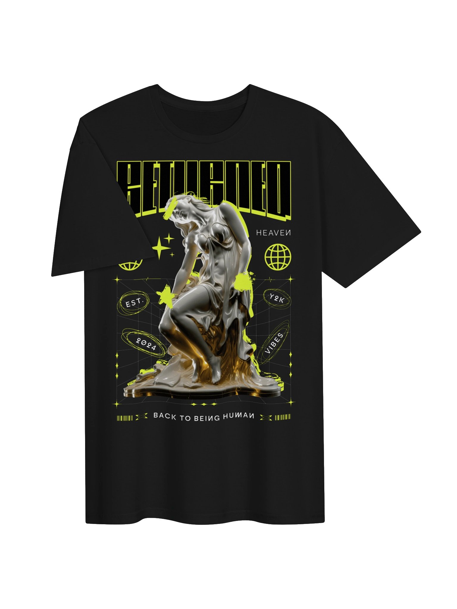 Retrieved From Heaven Statue Graphic Unisex Softstyle T-Shirt product image (2)