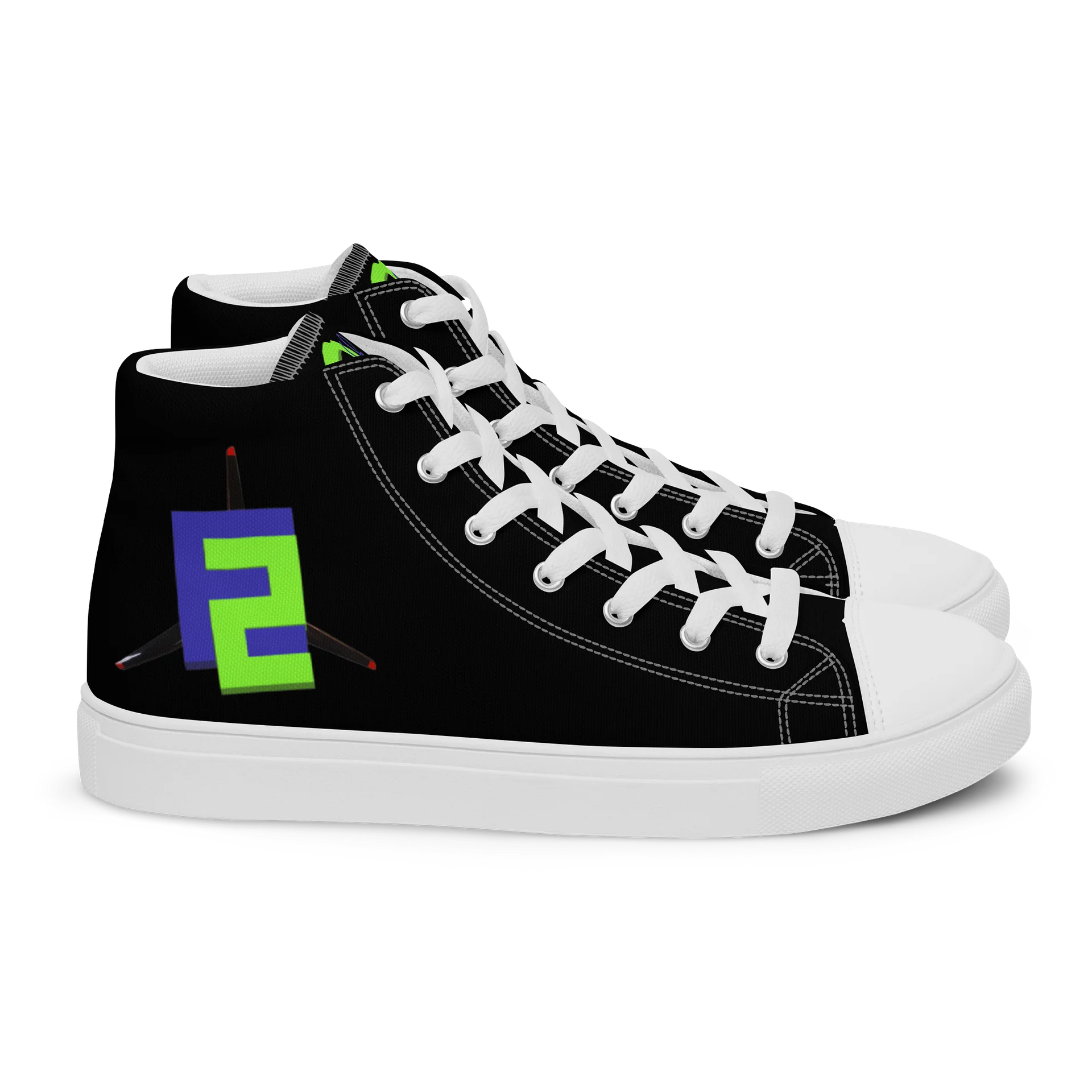 Black hi-tops product image (2)