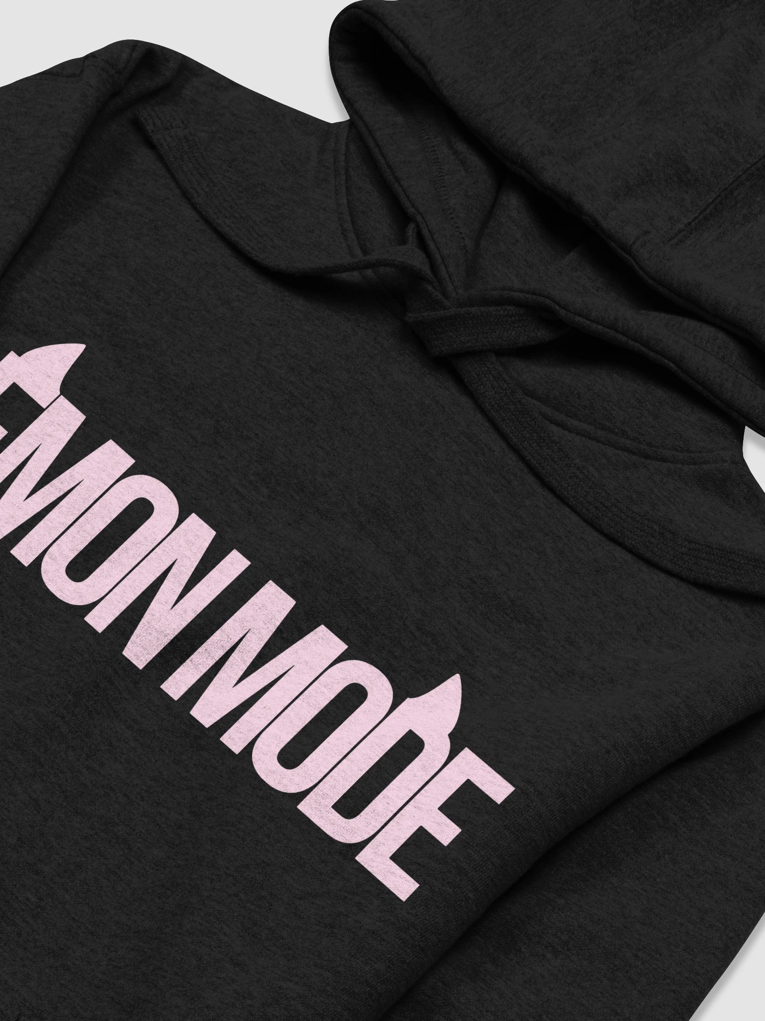 Demon Mode - Oni Echo Echo Hoodie (Pink Lettering) product image (3)