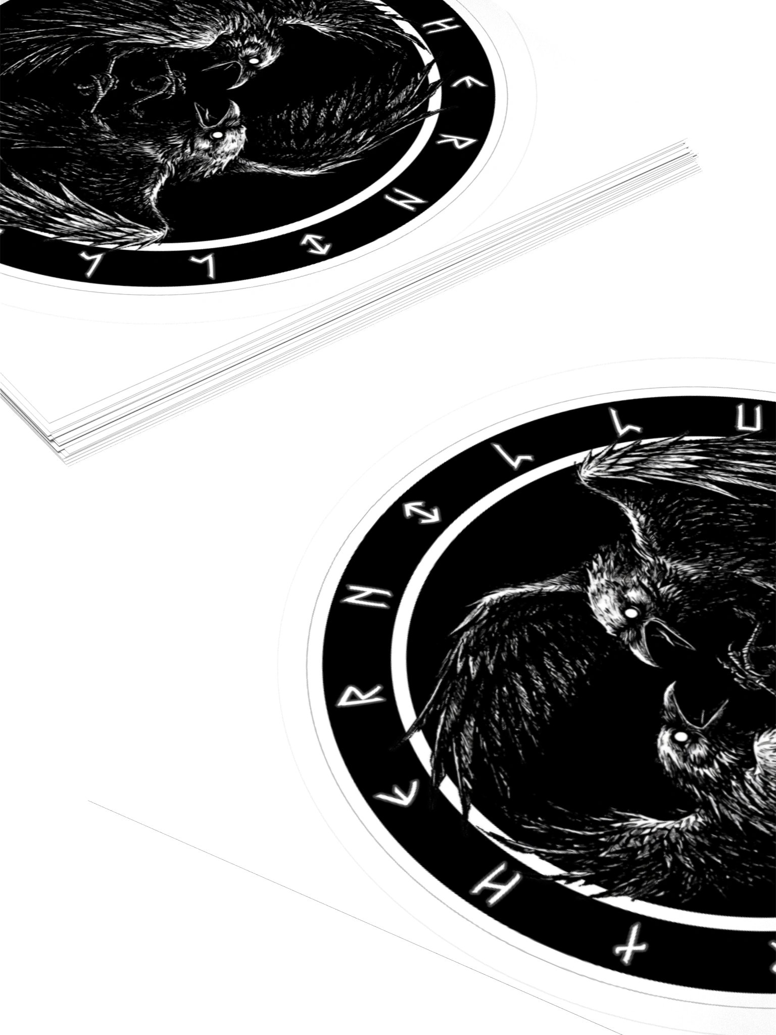 NORTHERN ILLUSIONS - Huginn & Muninn Vinyl Sticker product image (11)