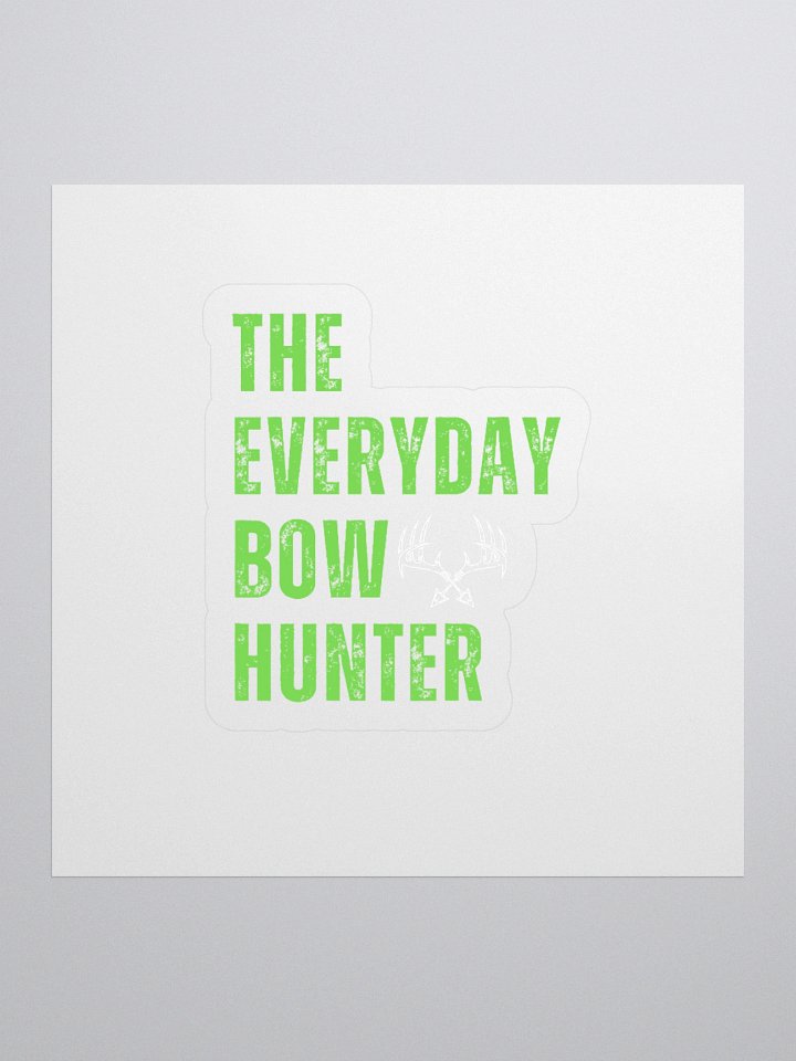 The Everday Bow Hunter with Logo Sticker product image (3)