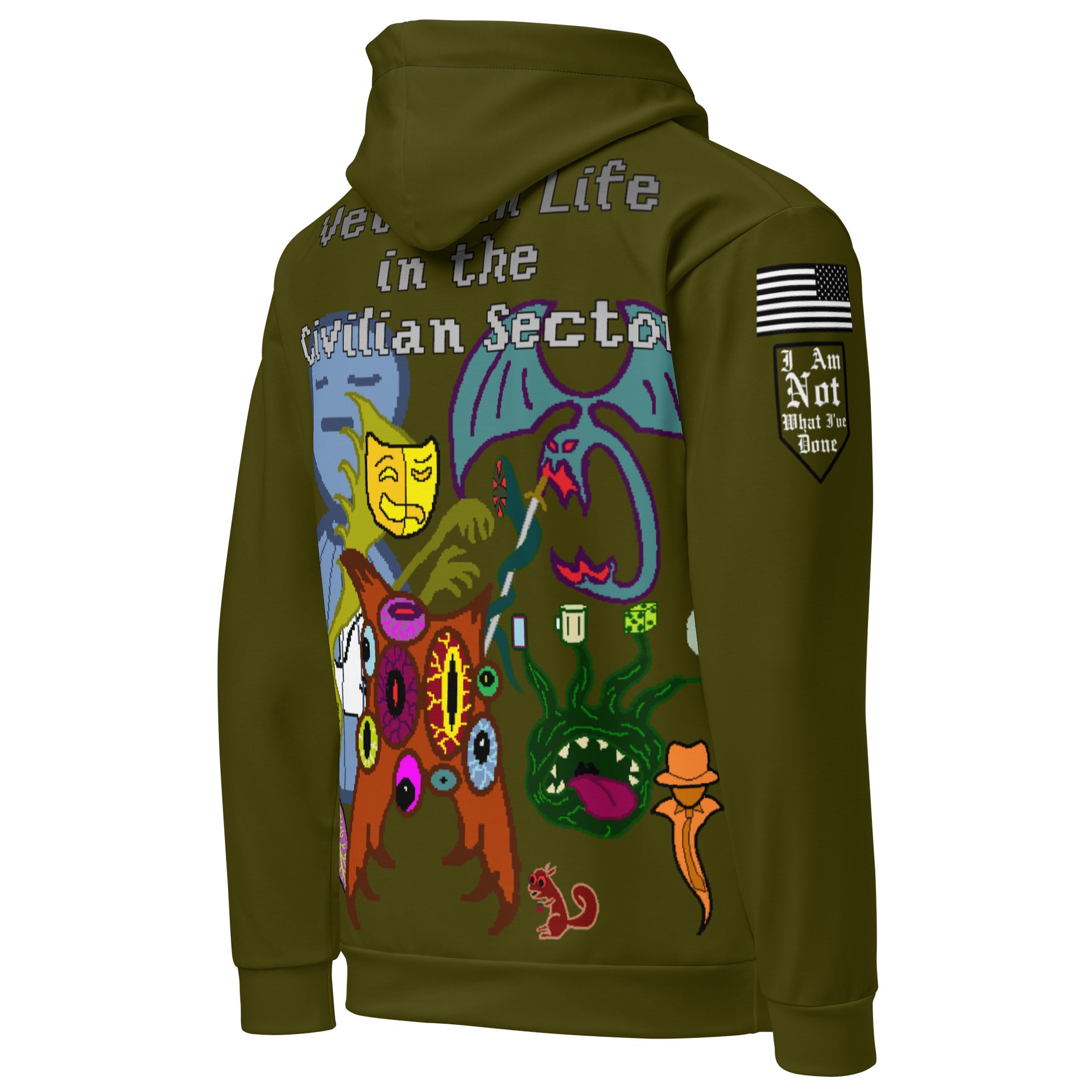 Green Stick Vet's Demons Hoodie product image (4)