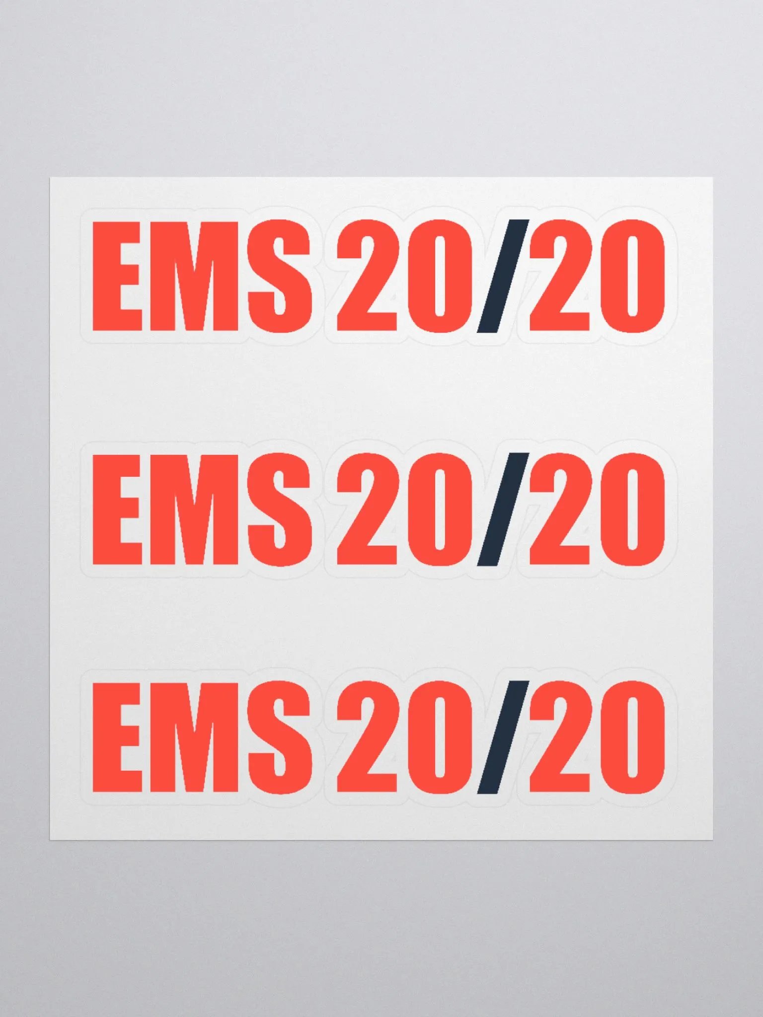 EMS 20/20 Stickers - Set of 3 product image (1)
