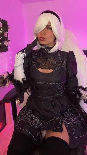 🤍🤍 #2b #2bcosplay #nierautomata2b