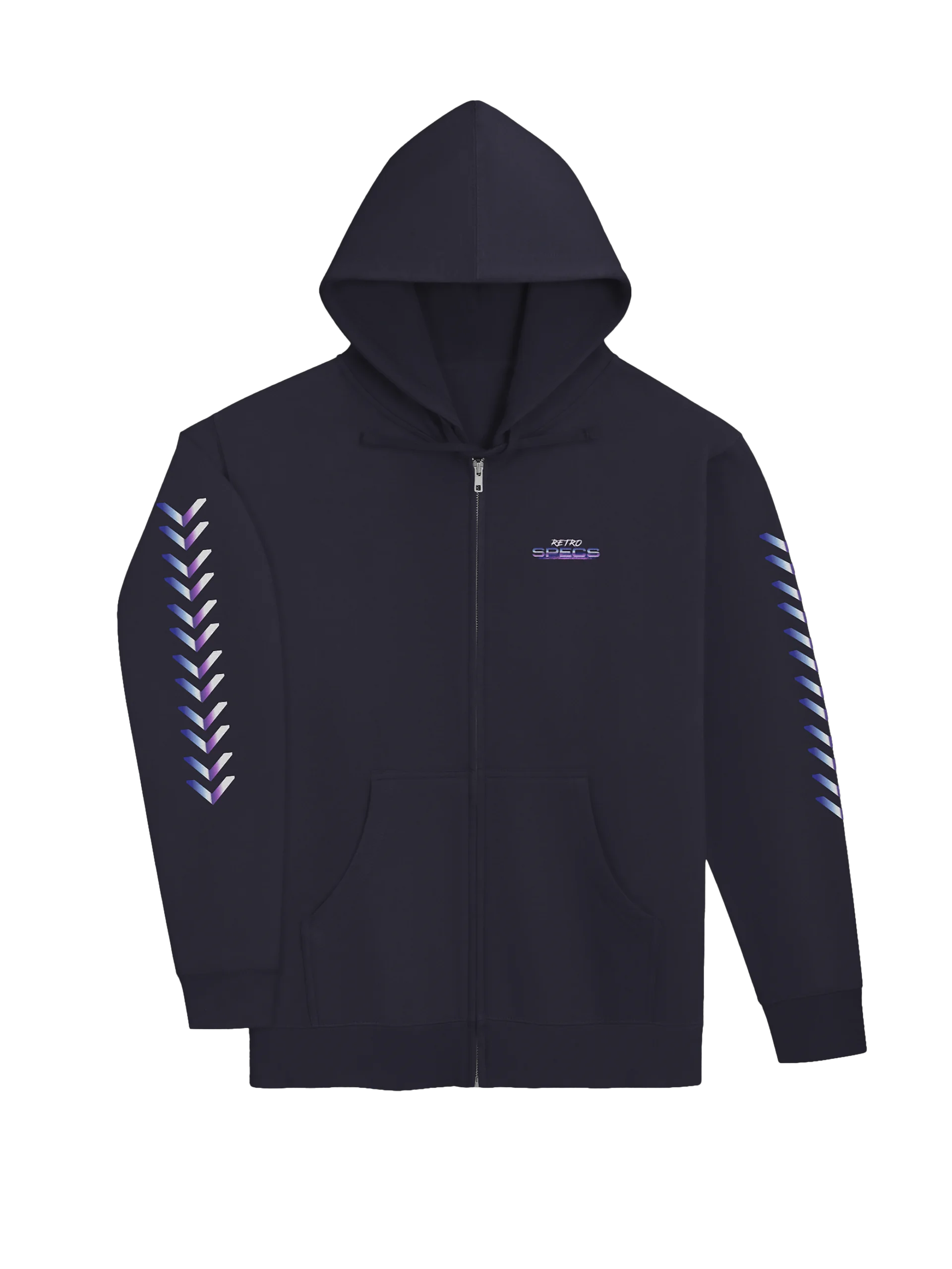 RETRO SPECS: Fleece Zip Up Hoodie product image (3)