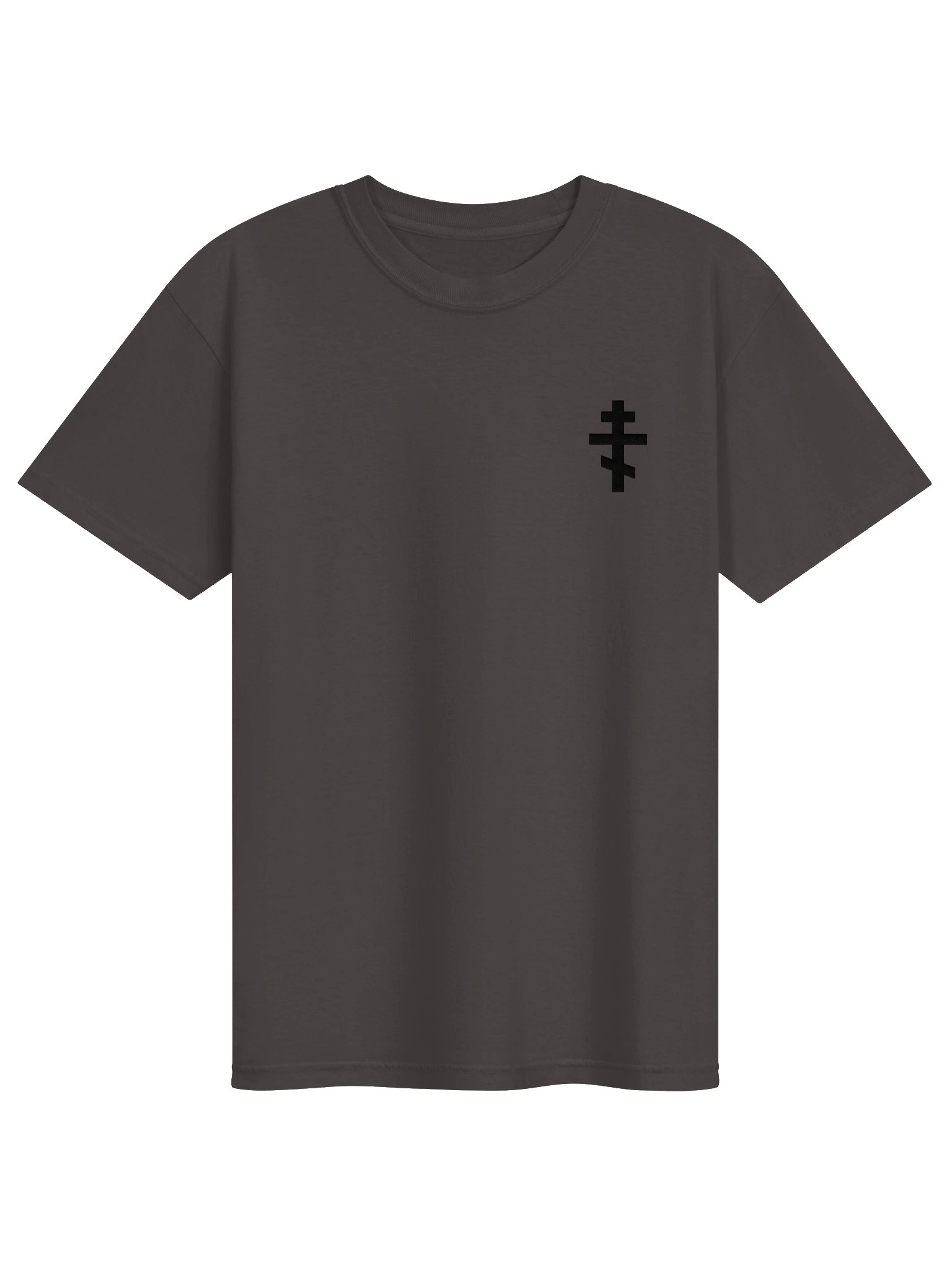 Embroidered Orthodox Cross Heavyweight Tee product image (1)