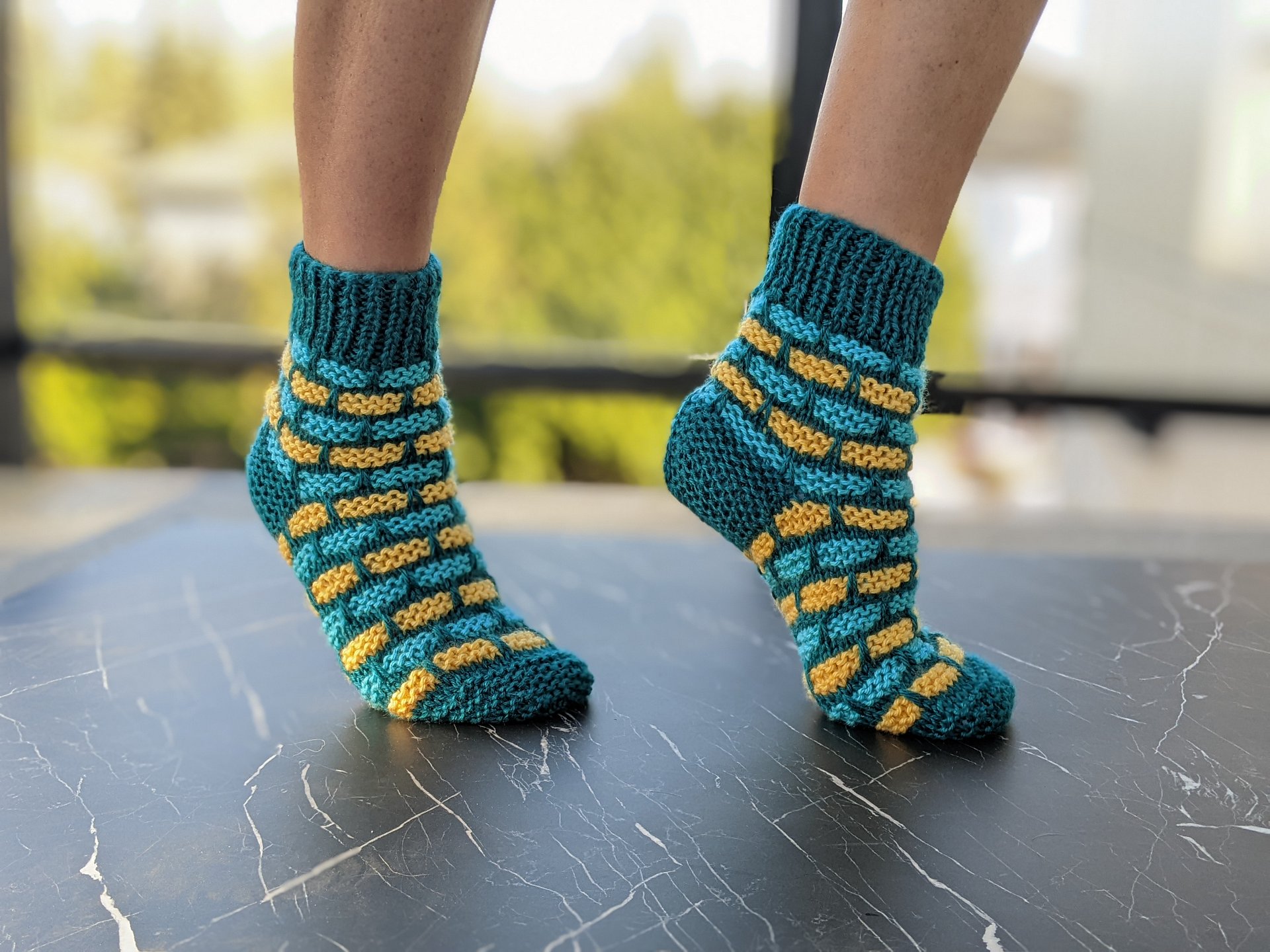 Bricklane Flat Knit Socks Pattern product image (5)