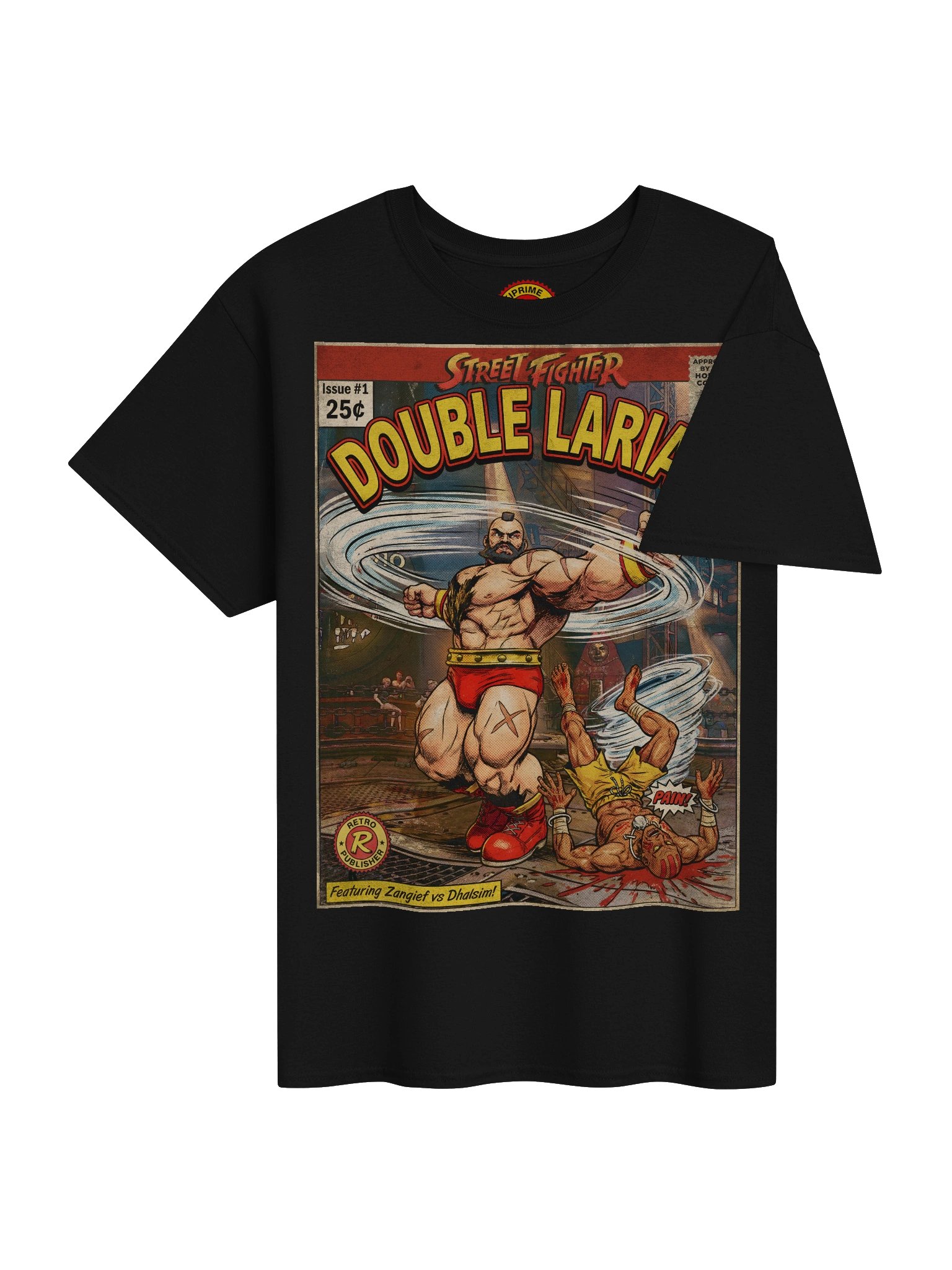 Street Fighter Zangief (Double Lariat) Comic Art T-Shirt product image (4)