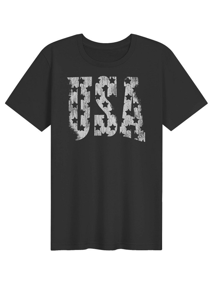 Distressed USA Block Letter Tee product image (2)
