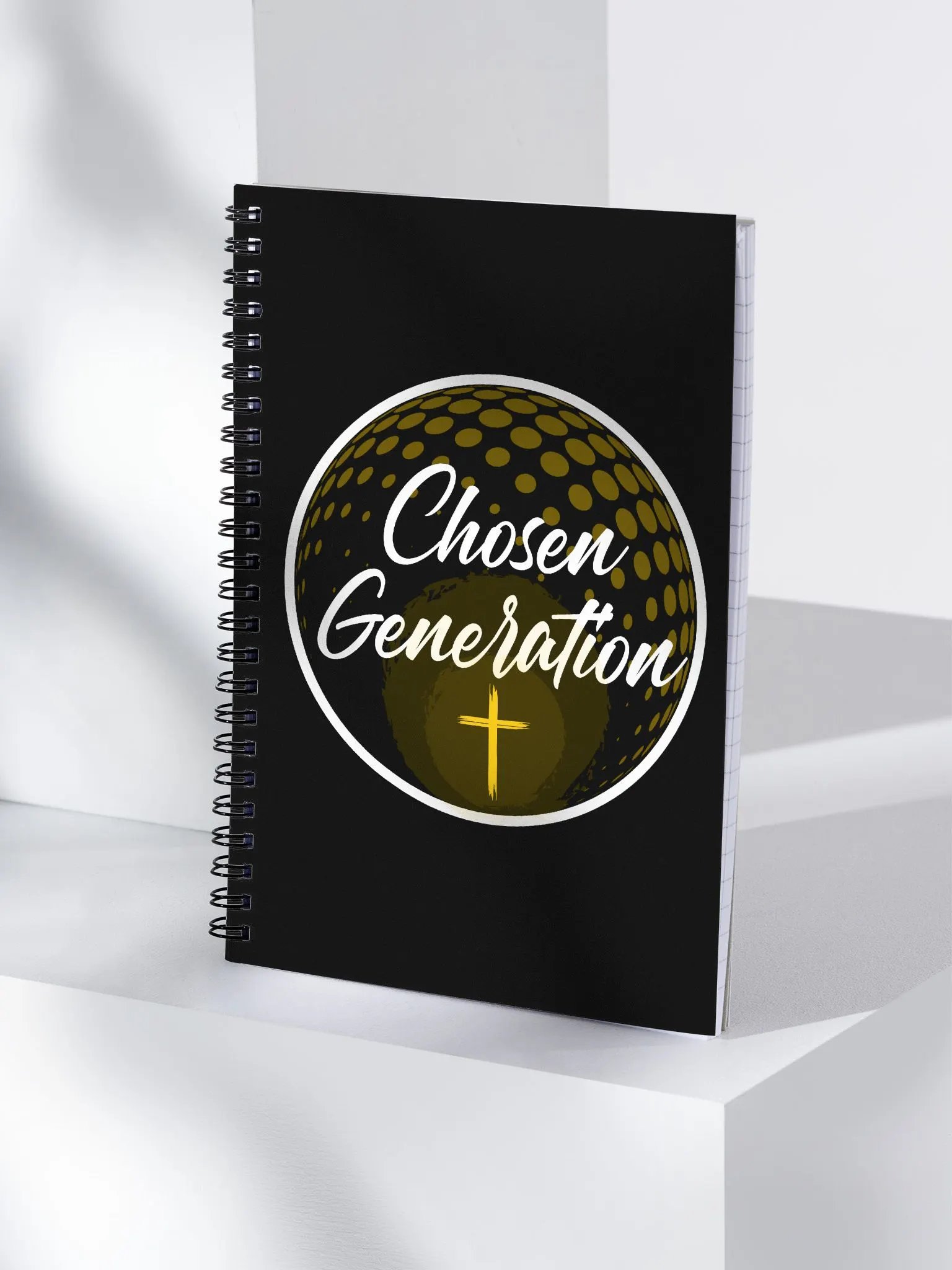 Chosen Generation Spiral Notebook (Black) product image (4)