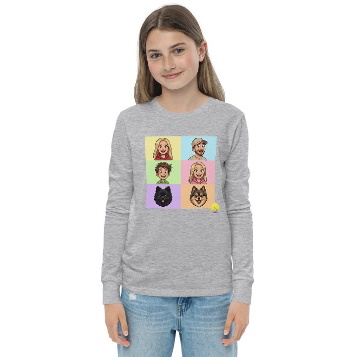 Squares My PB & J Youth Long Sleeve product image (19)