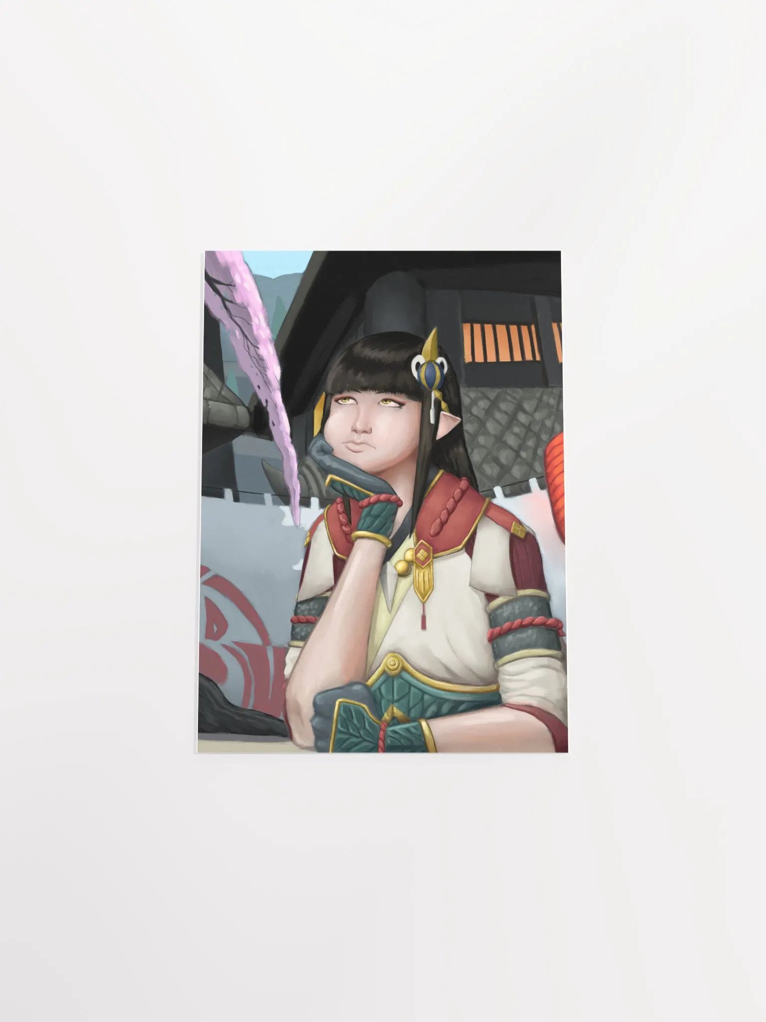 MH Comic: Hinoa's Contemplation (Matte Poster) product image (4)