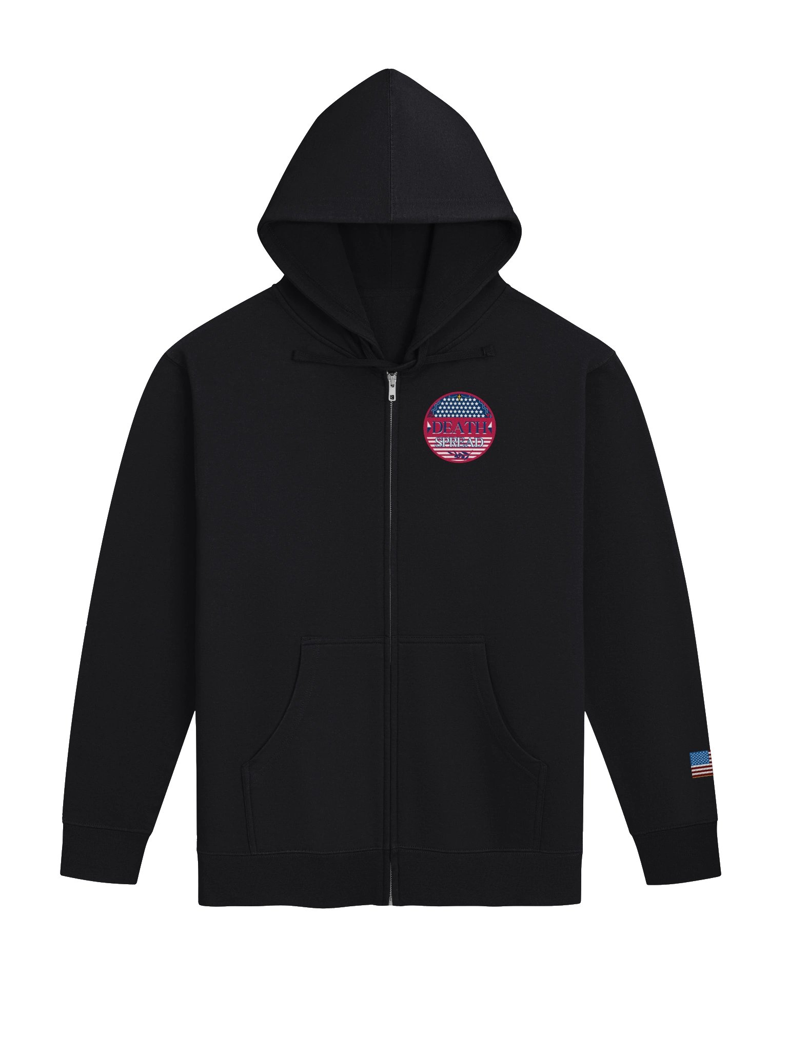 Death Spread Zipper Hoodie - Semiquincentennial Edition product image (1)