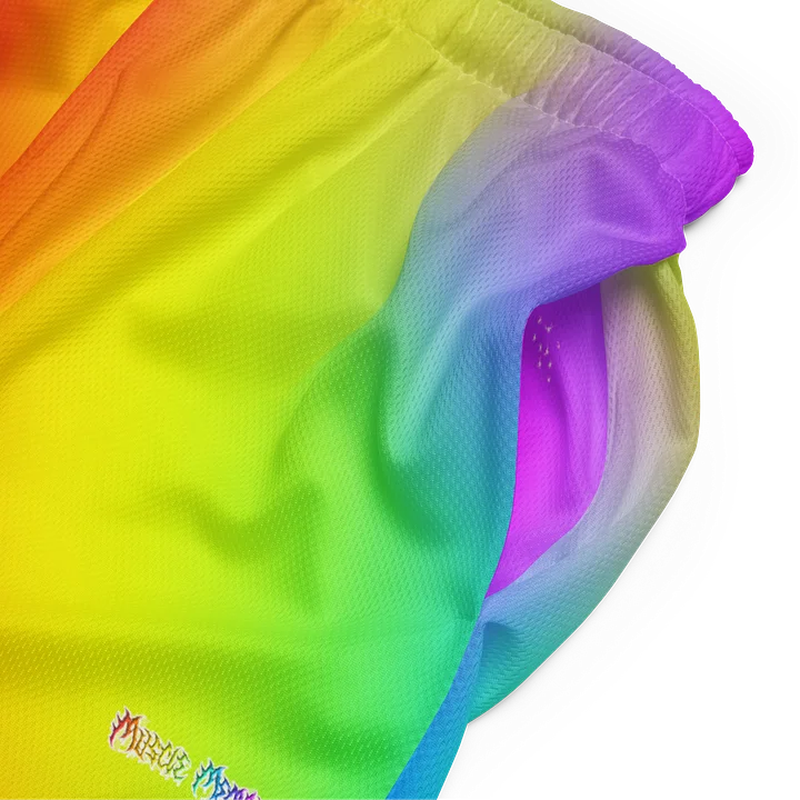 Rainbow Memory Unisex Mesh Shorts product image (2)