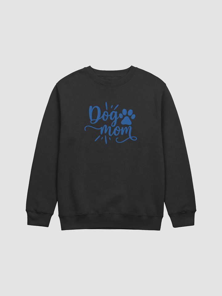 Dog Mom Sweatshirt with Paw Print | Handwritten Design for Pet Lovers | Cute Gift for Dog Moms product image (1)