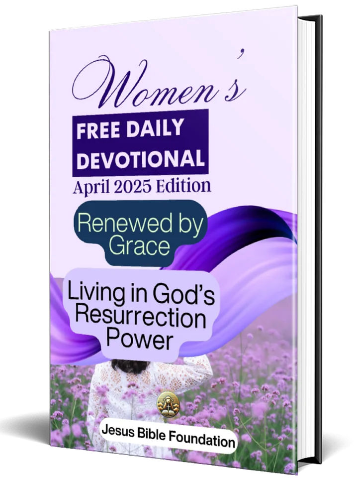 Women’s Free Daily Devotional April 2025 Edition: Renewed by Grace: Living in God’s Resurrection Power product image (1)