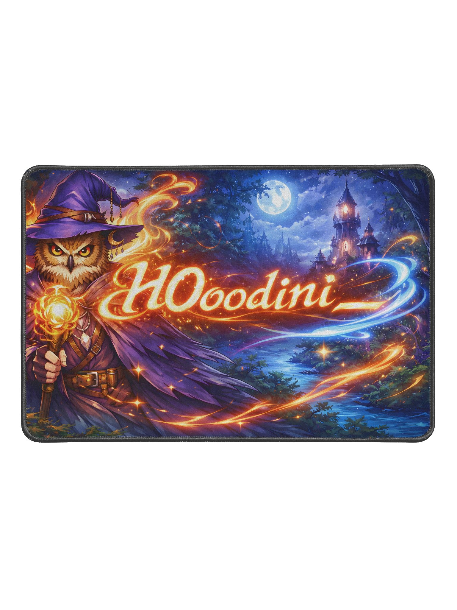 H0oodini Wizard Owl Desk Mat product image (1)