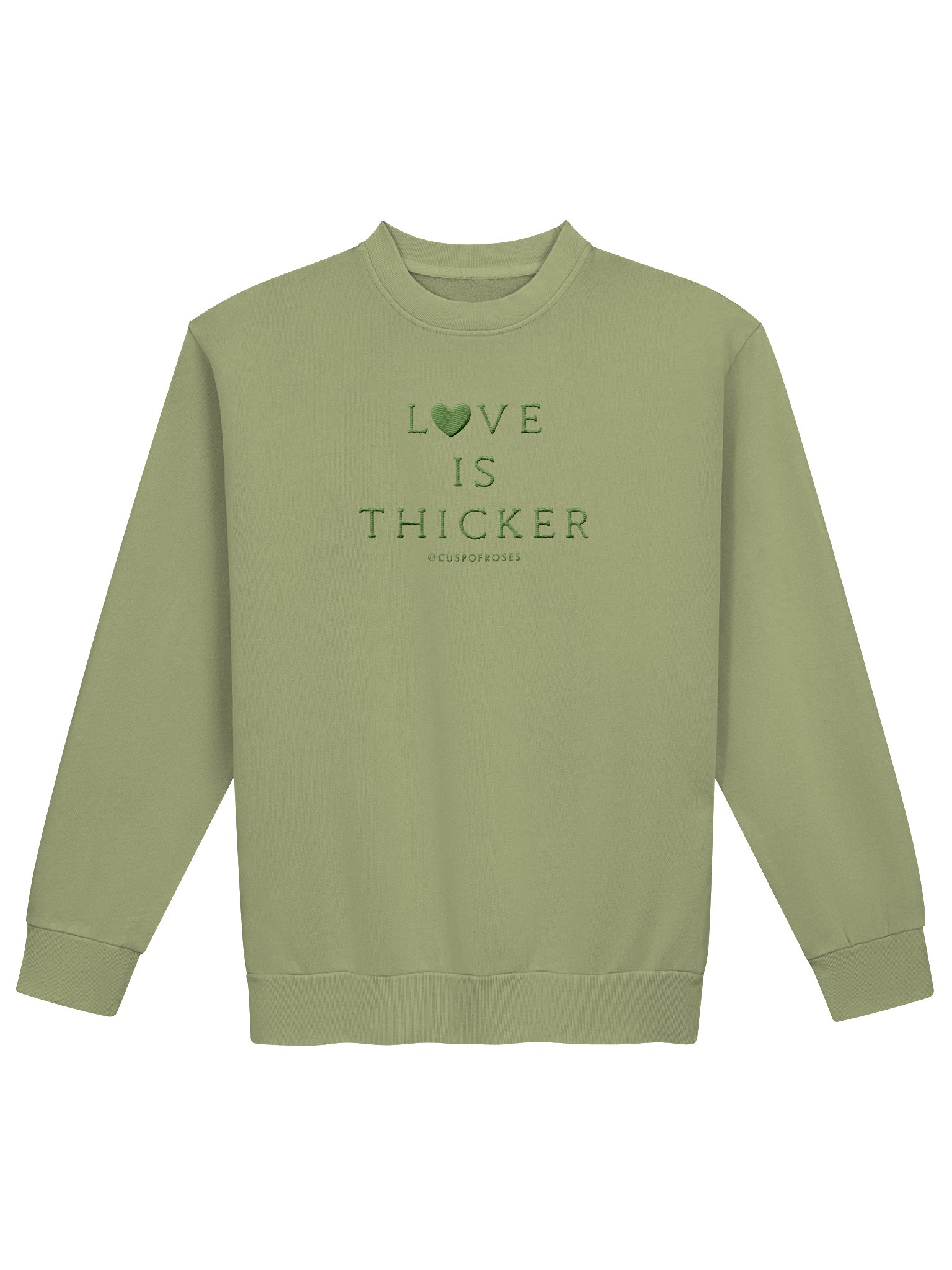 l.i.t. green embroidered sweatie product image (1)