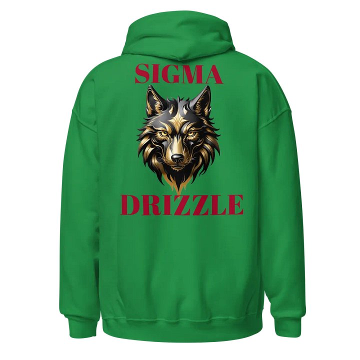 SIGMA DRIZZLE WOLF HOODIE (GREEN) product image (1)