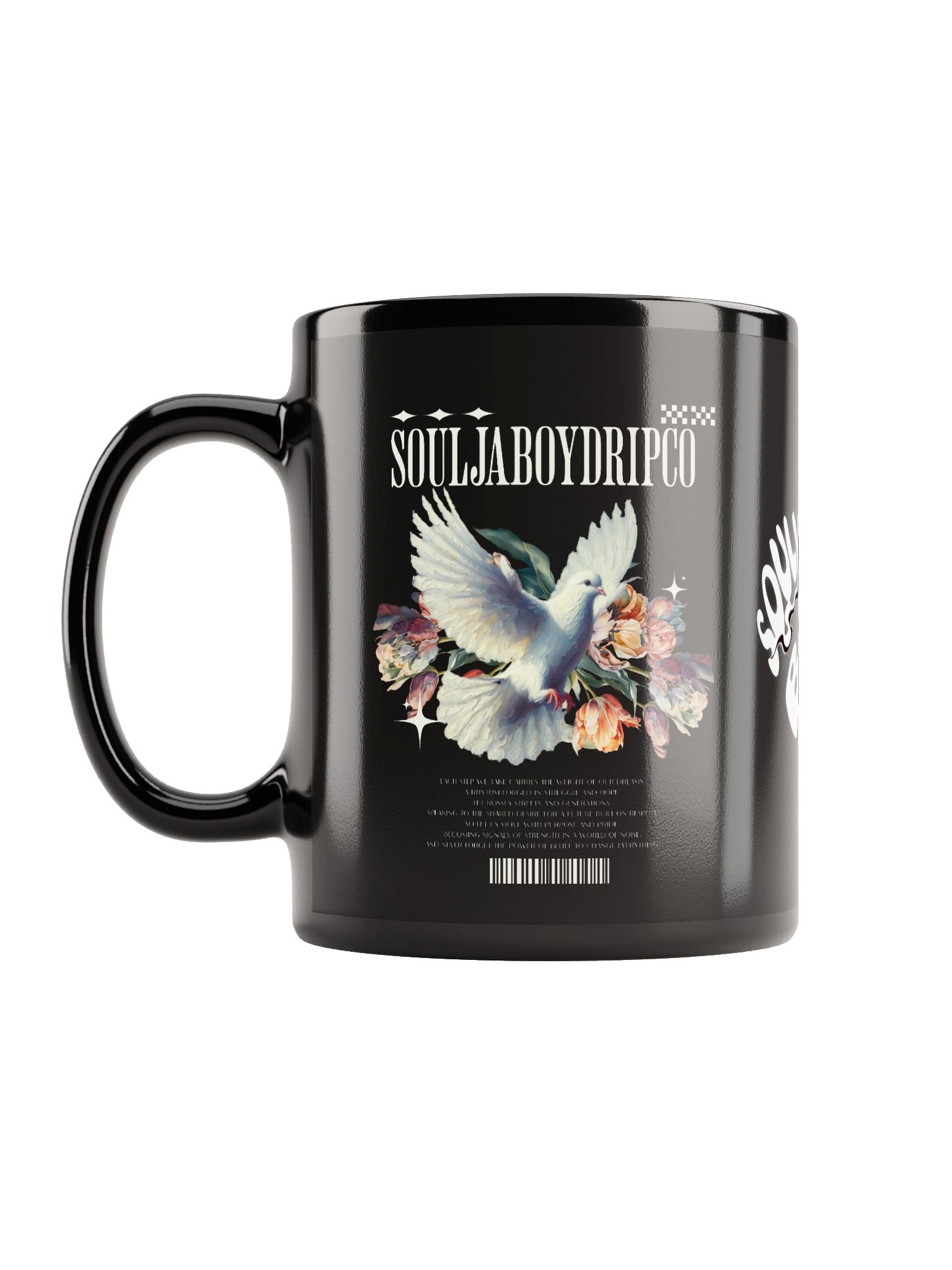 SOULJABOYDRIPCO Trap Birds Black Mug product image (6)