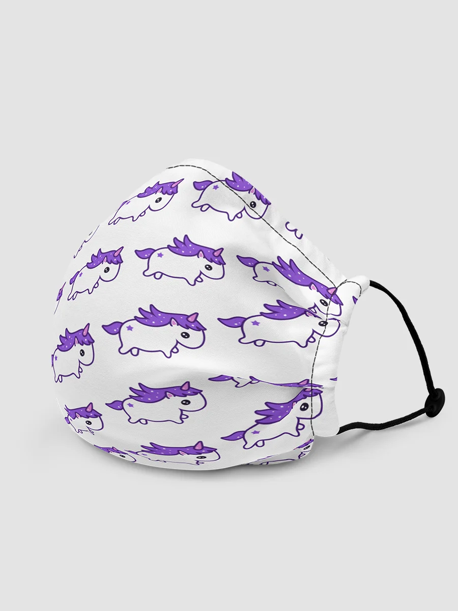 Uwu Unicorn All-Over Print Premium Face Mask product image (2)