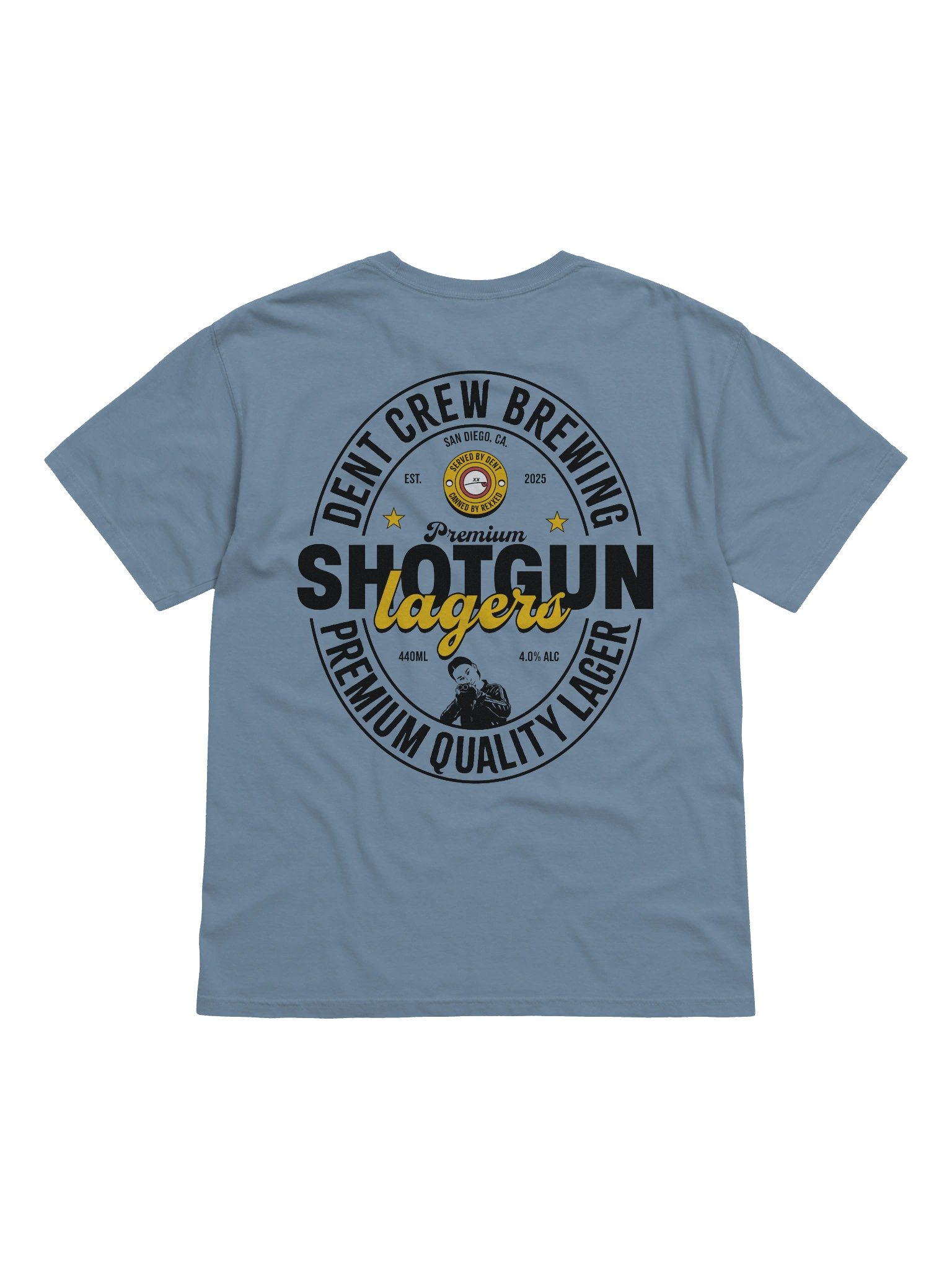Shotgun Lagers served by DENT T-Shirt product image (2)