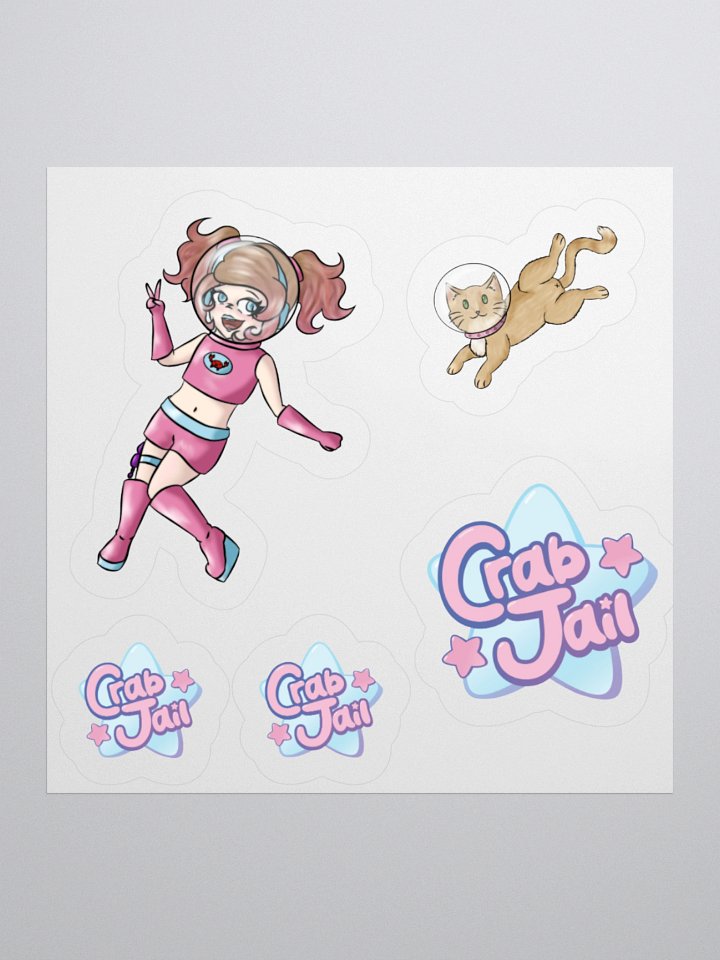 Crabjail In Space Stickers product image (2)