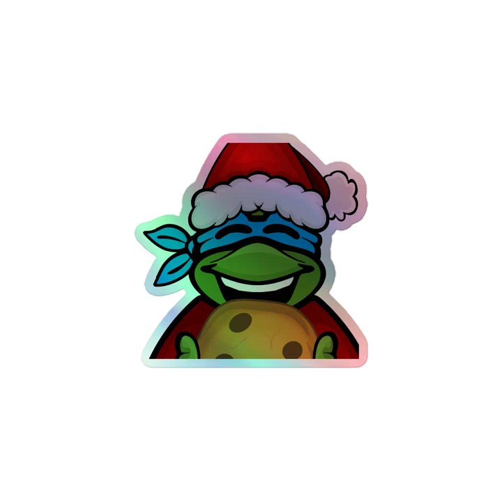 Santa Leo Holographic Sticker product image (1)