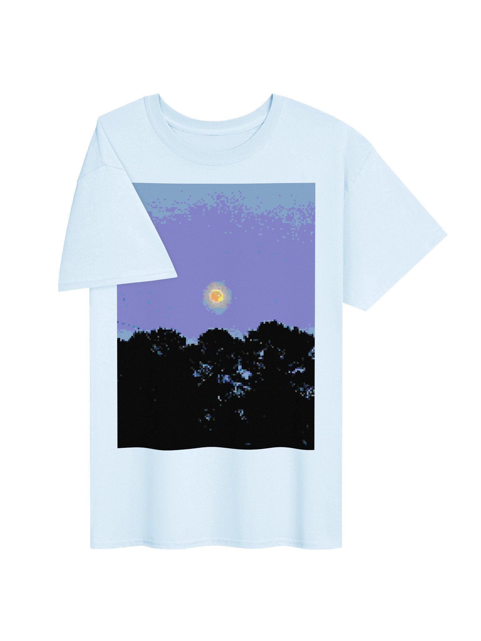 pixel moonlight graphic tee product image (3)
