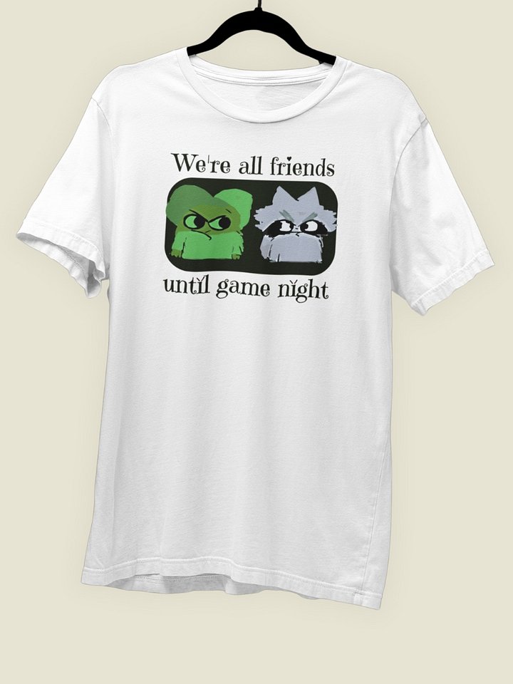 Root Friends Shirt for Board Gamers, White *unofficial product image (2)