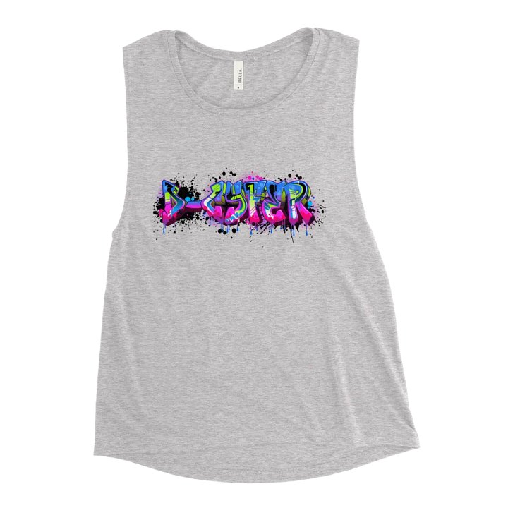 D-cyfer Logo Graffiti Chic 'SLYFER' Muscle Tank product image (49)