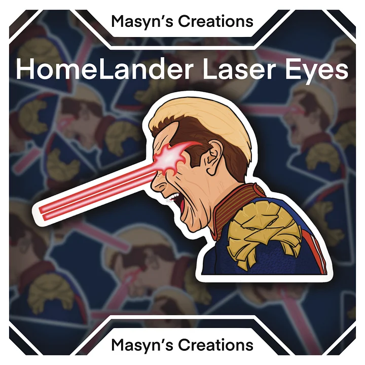Homelander Laser Eyes Sticker product image (1)