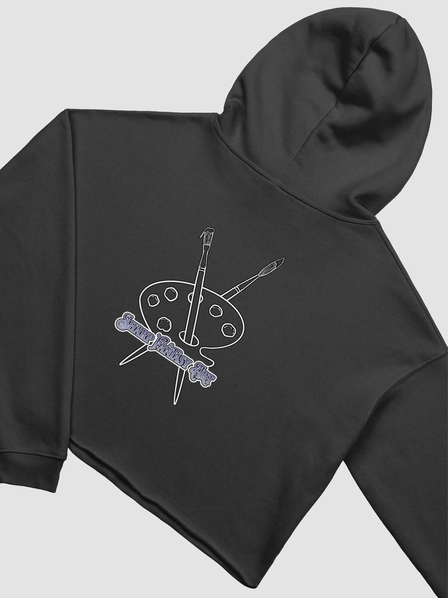 Stardust Bunny Moth - SFA Crop Hoodie product image (28)