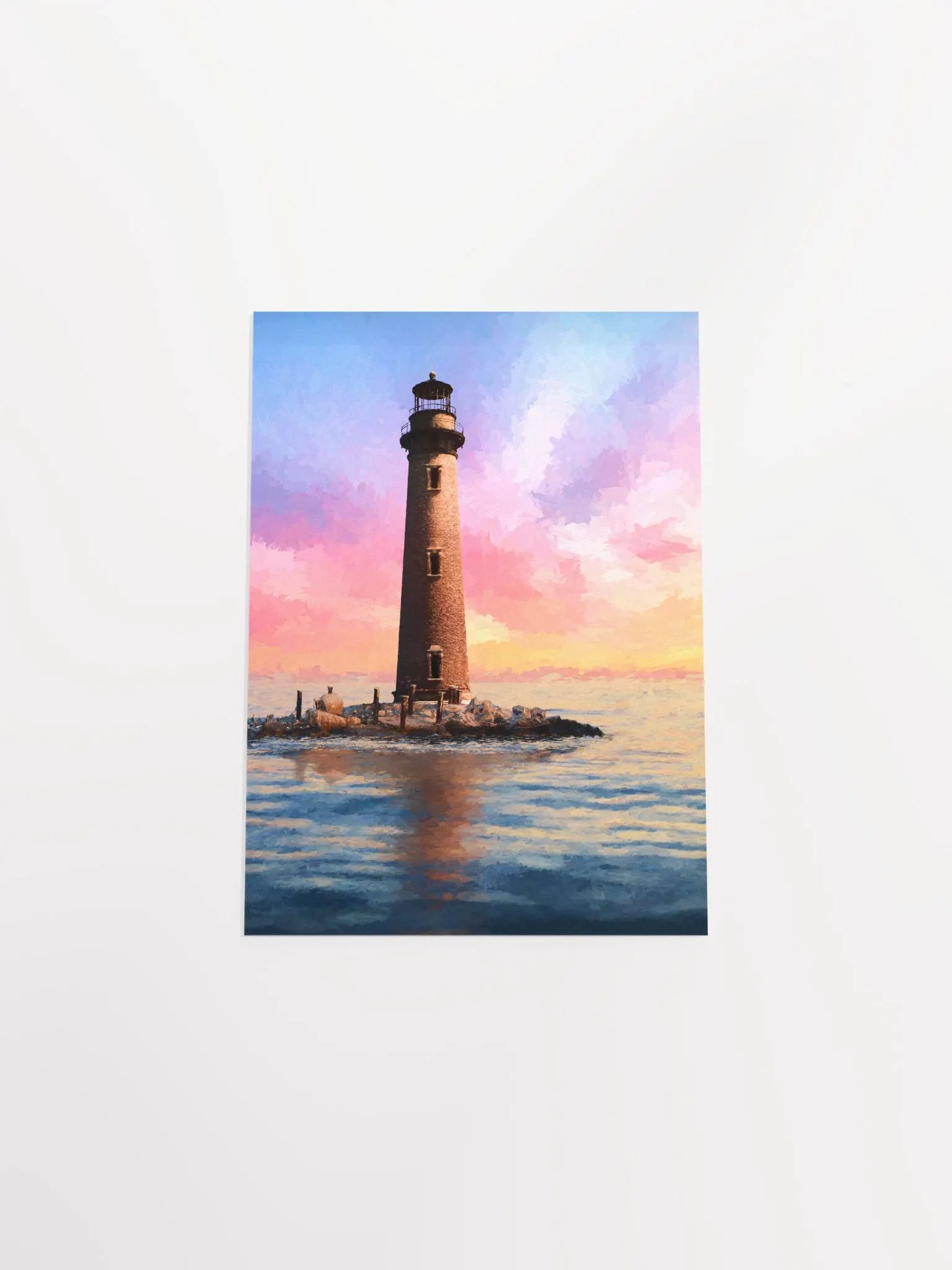 Sand Island Lighthouse – Mobile Alabama Studio Art Print product image (4)