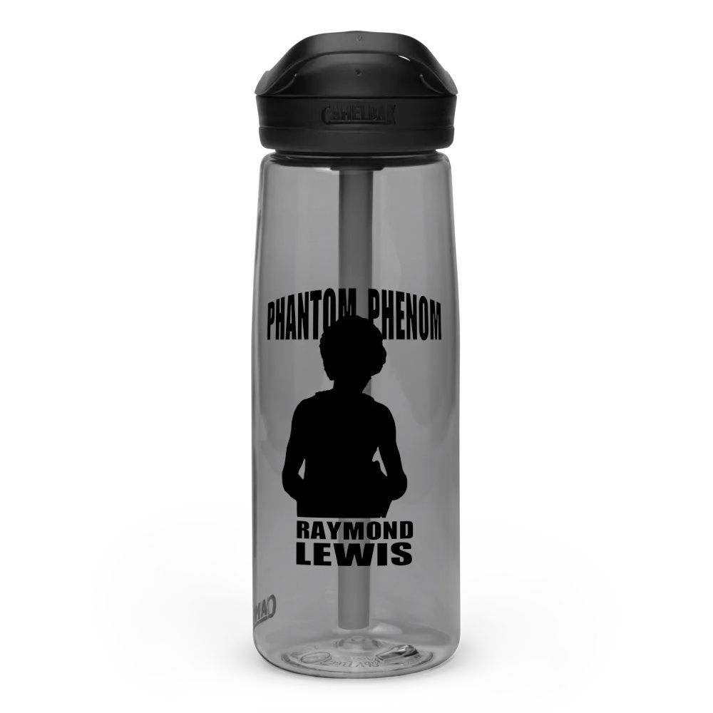 Raymond Lewis Phantom Phenom Silhouette Sports Water Bottle product image (1)