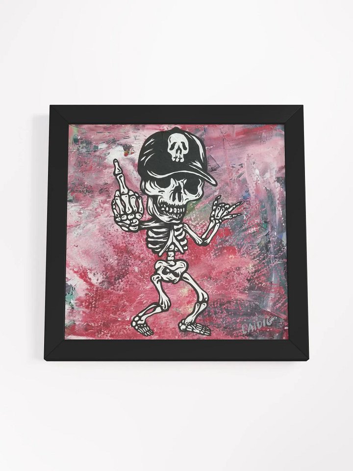 Bird Flipp'n Mr. Bone Daddy Framed Print product image (2)