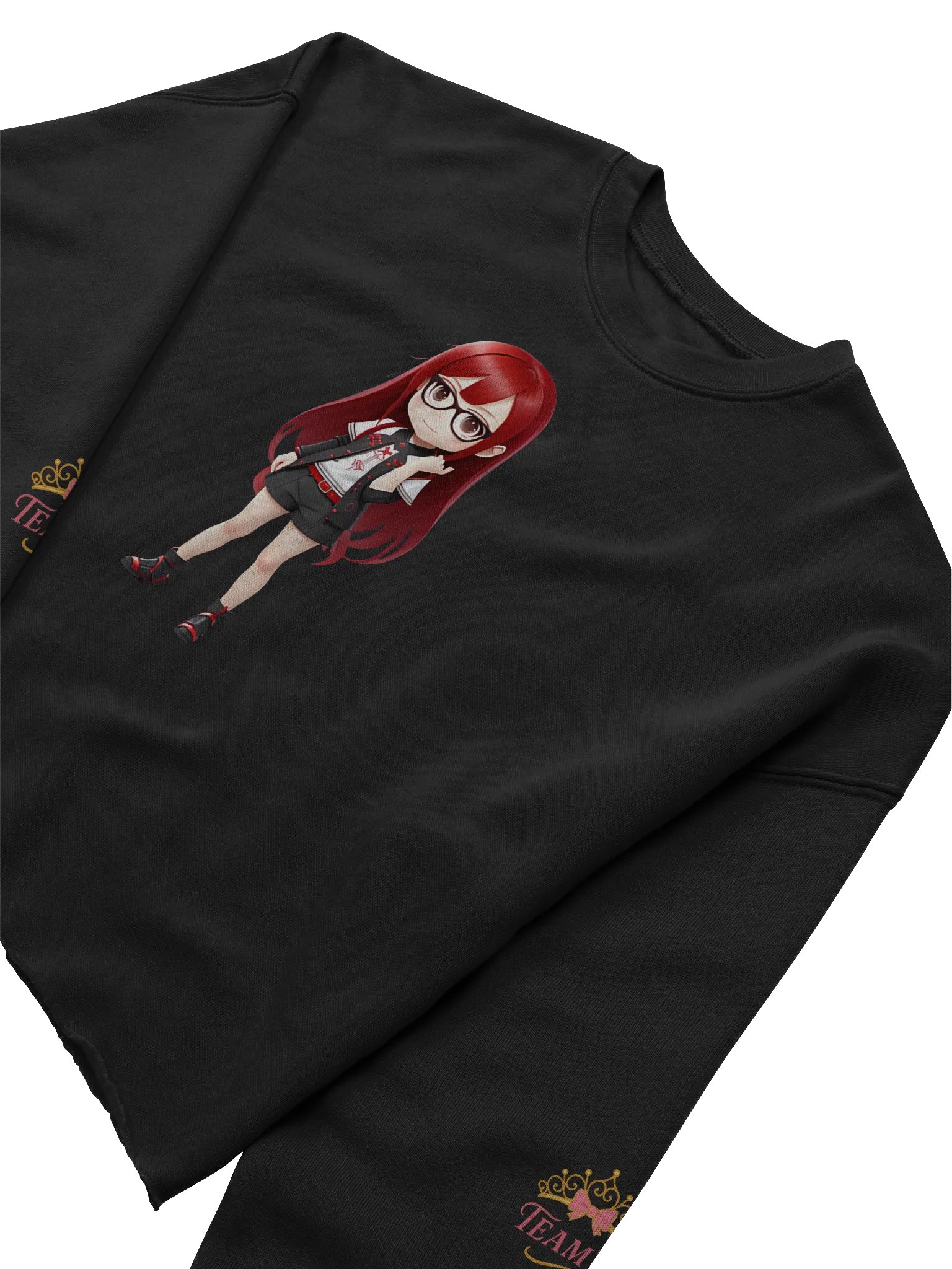 (Red CHIBI) K Crop Sweatshirt product image (5)