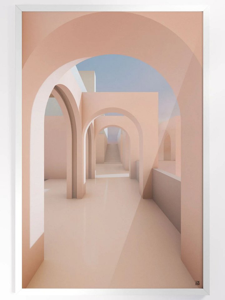 Architectural Landscape - Sand Palace 04 24"x36" product image (2)