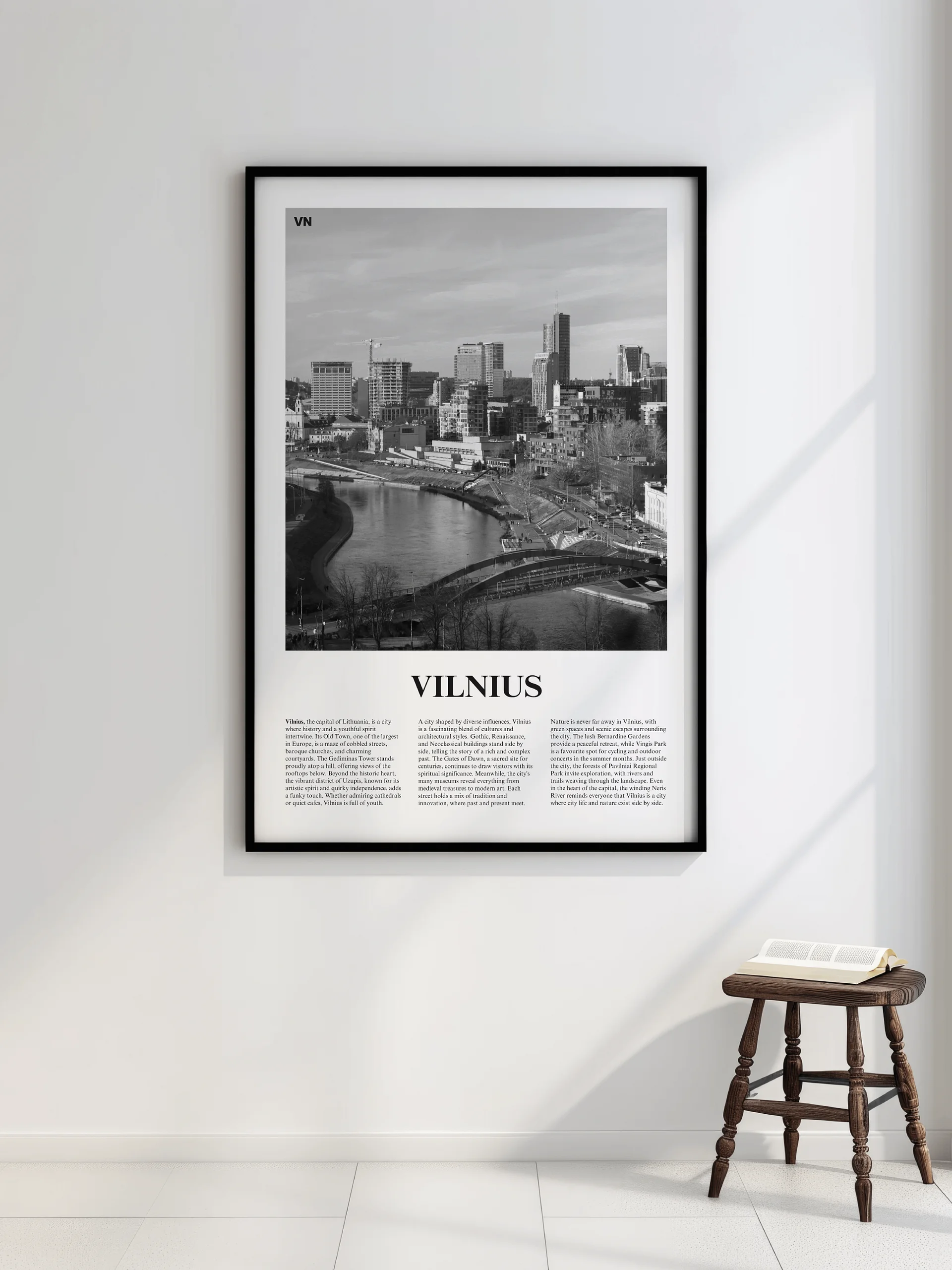 Vilnius 02 Newspaper Poster product image (4)