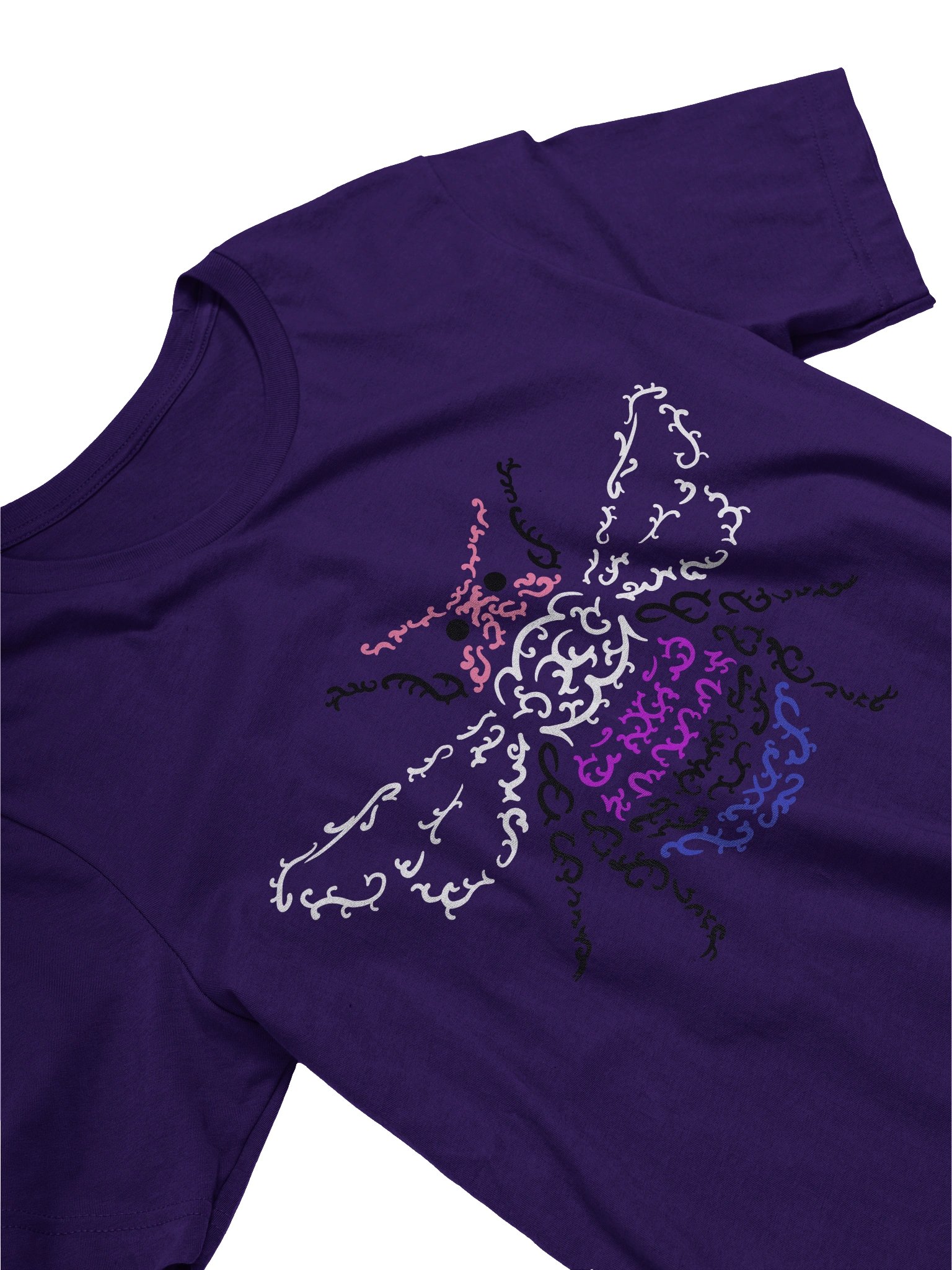 Genderfluid Stripes Bumblebee Graphic Tee product image (11)