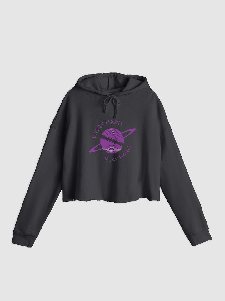 Going Up (Work Hard, Play Hard Edition) Light Weight Cropped Hoodie product image (6)