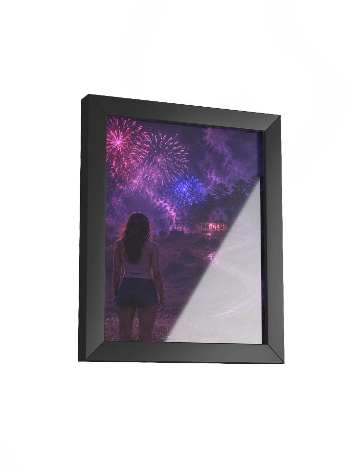 FRIGHTFUL FIREWORKS FRAMED PRINT product image (2)