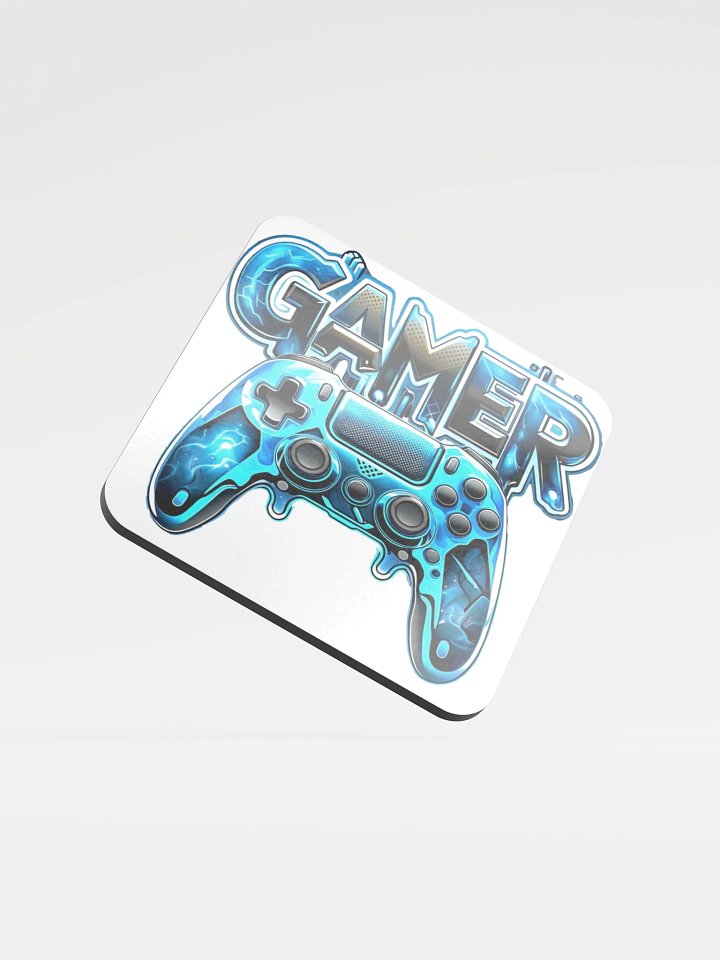 Ultimate Gamer II Glossed Cork Coaster product image (1)